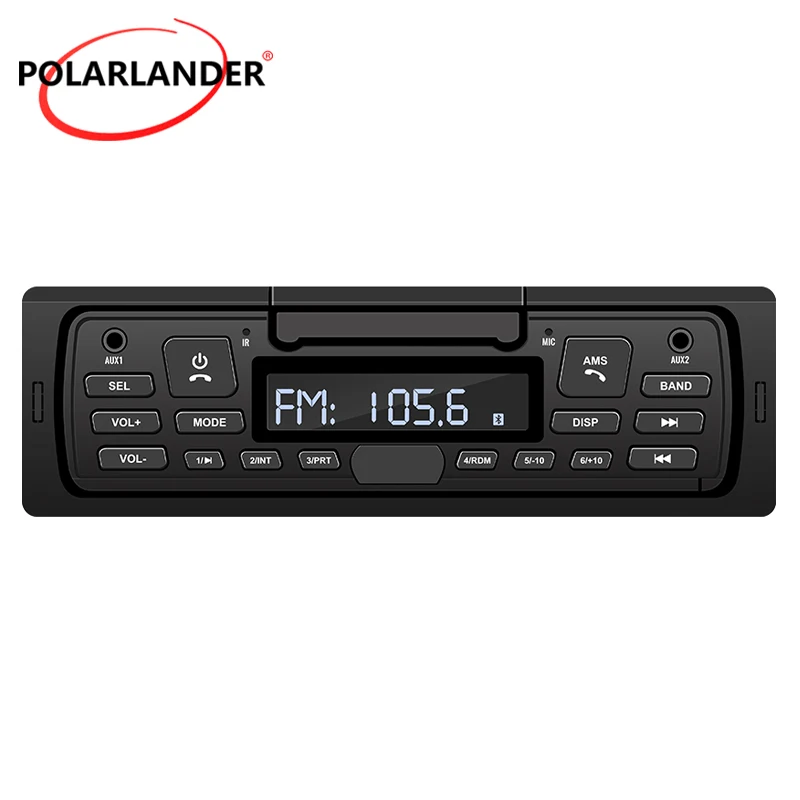 Автомагнитола 1 Din MP3 Bluetooth 5 0 4 динамика FM BT громкая связь U-диск USB MMC микрофон 50 Вт