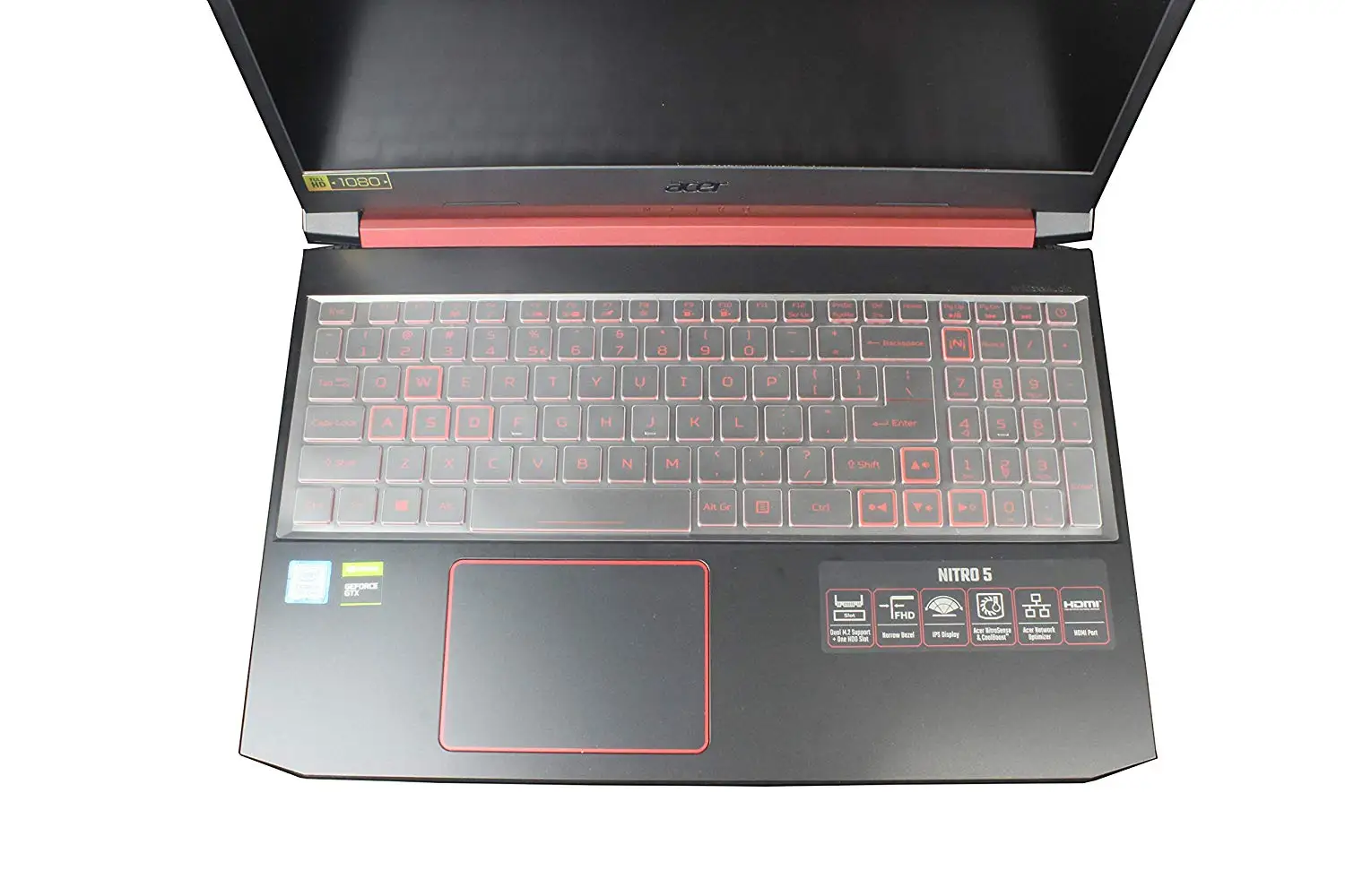 Защитный чехол-клавиатура из ТПУ для acer Nitro 5 AN515 54 54W2 AN 515-54 AN515-51G/17," acer Nitro 7 AN715-51 15,6 дюймов