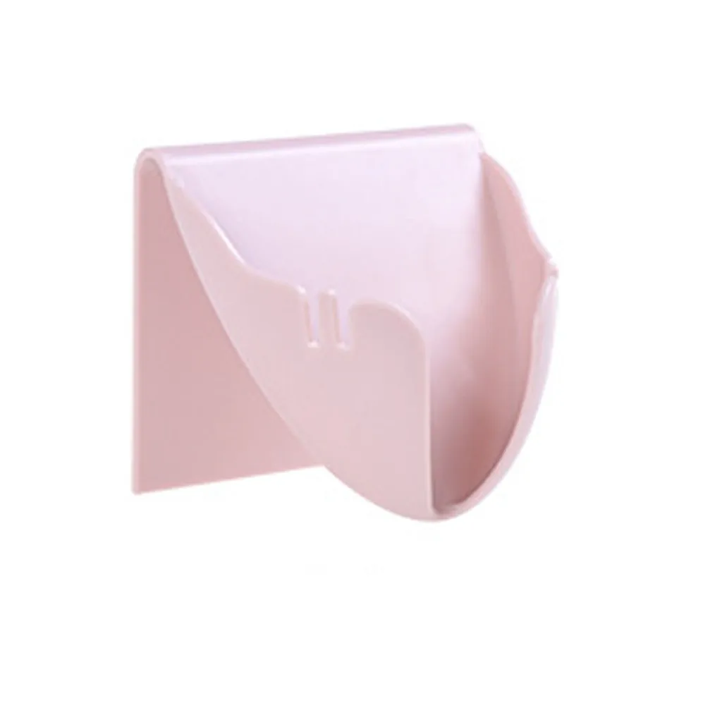 Мыльница настенный дренаж для мыла держатель Контейнер для хранения для ванной комнаты Органайзер - Цвет: pink