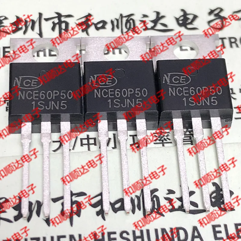 

5pcs/lot NCE60P50 TO-220 -60V -50A