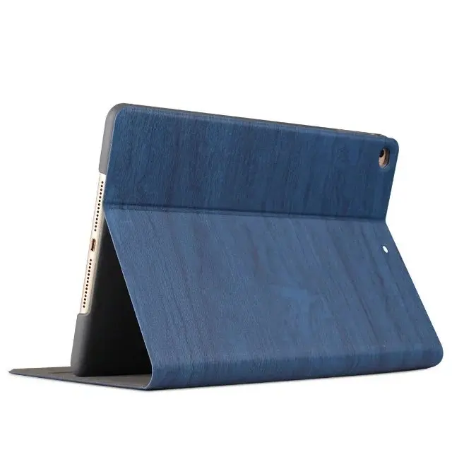 Navy Blue Деревянный картон для iPad Pro 9,7 чехол Магнитный Смарт авто-сна Стенд Флип Funda для iPad Pro 9,7 чехол A1673 A1674 A1675 - Цвет: Navy Blue