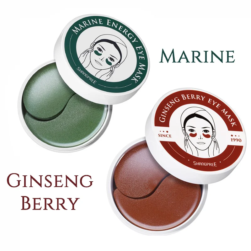 Shangpree Marine Jewel / Ginseng Berry Energy Collagen Eye Mask Gel Eye patches Remove Dark Circles Anti Age Bag Eye Wrinkle