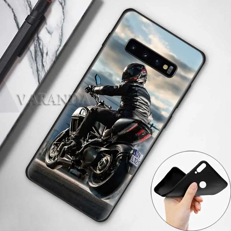Moto Cross Motorcycle Sports Cases for Samsung Galaxy S20 Ultra S10 5G S10e S9 S8 Plus Note 10 Lite 9 Black Soft Cover Casos Moto Cross Motorcycle Sports Cases for Samsung Galaxy S20 Ultra S10 5G S10e S9 S8 Plus Note 10 Lite 9 Black Soft Cover Casos