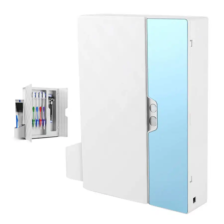 

Detachable Ultraviolet Drying Cleaning Box Household Toothbrush Storage Rack USB Powered Toothbrush Organizer Holder
