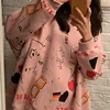 2020 Spring Womens Clothes Hoodies Teen Street Harajuku Hip Hop Pastel Sweatshirt For Women Printing Loose Leisure Hoodie Bts 6