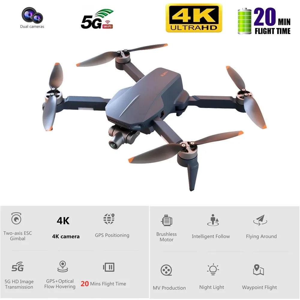 Profesional GPS Drone 4 Ch 6 Axis Gyro ESC 4k HD telecamera grandangolare  RC distanza 1000M Outdoor RC Dron RC Quadcopter - AliExpress