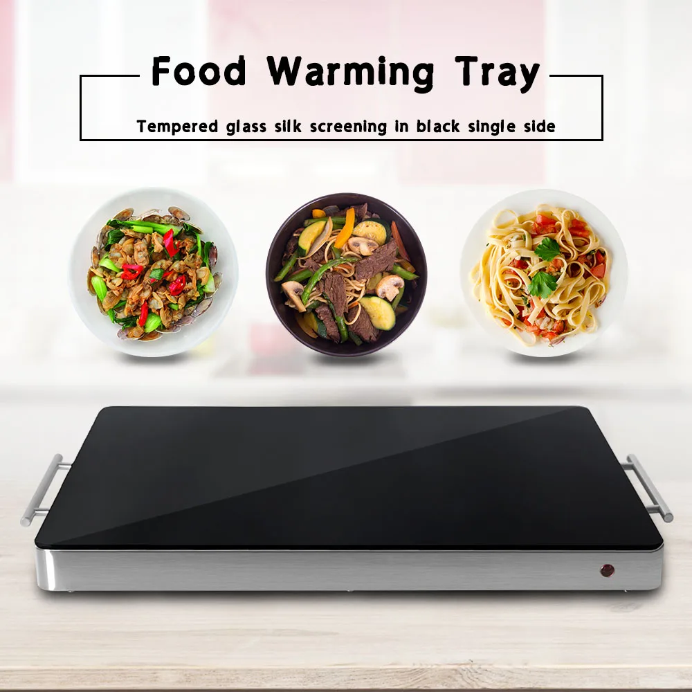 

400W Food Warming Tray Fast Heat Conduction Explosion Proof WaterProof 220V/240V Commercial Household Kitchen Food Warming Tool