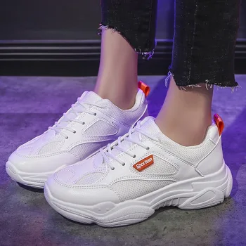 

Women Shoes New Chunky Sneakers For Women Vulcanize Shoes Casual Fashion Dad Shoes Platform Sneakers Basket Femme Krasovki