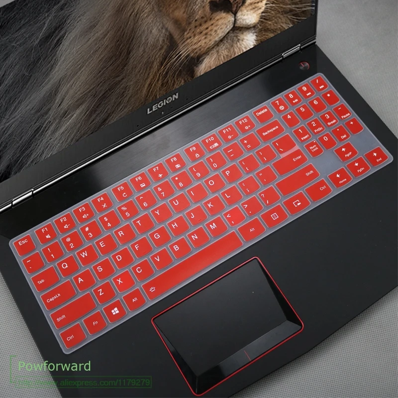 Силиконовая крышка клавиатуры защитная кожа протектор для lenovo Legion Y520 R720 Y720 Y9000K Y9000 K Y740-17 - Цвет: red