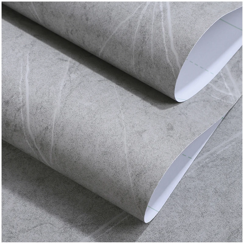 

Утолщенные серые матовые Мраморные текстуры водонепроницаемые обои самоклеящиеся декоративные кухонные столешницы маслостойкие настенные стикеры 5 м