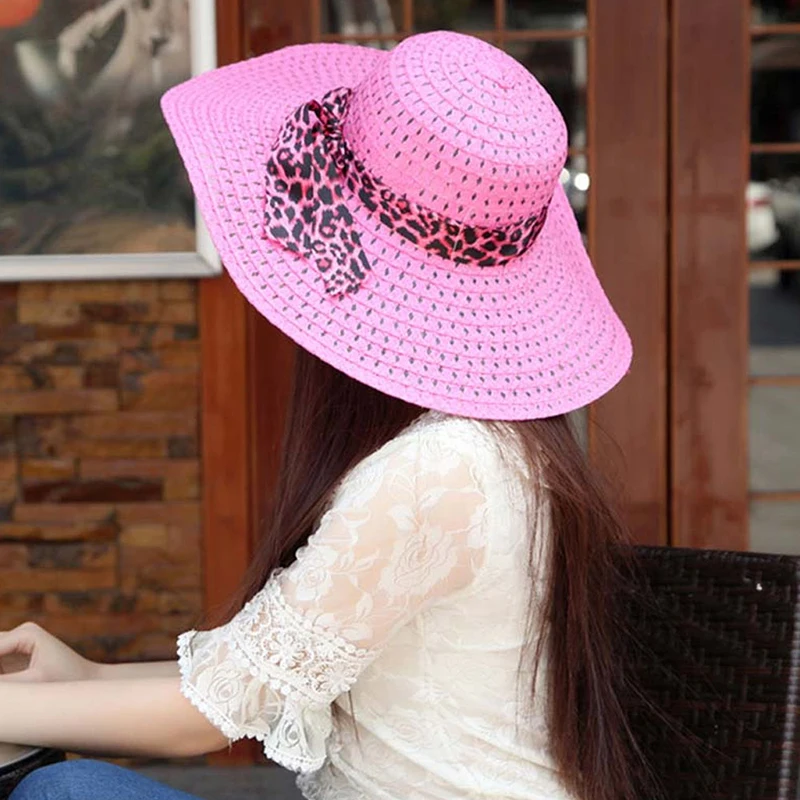 Hot Fashion Bohemia Sun Straw Hat Chapeu Women Summer Hats Fashion Beach Hat Lady Derby Cap Wide Brim Floppy Fold Summer