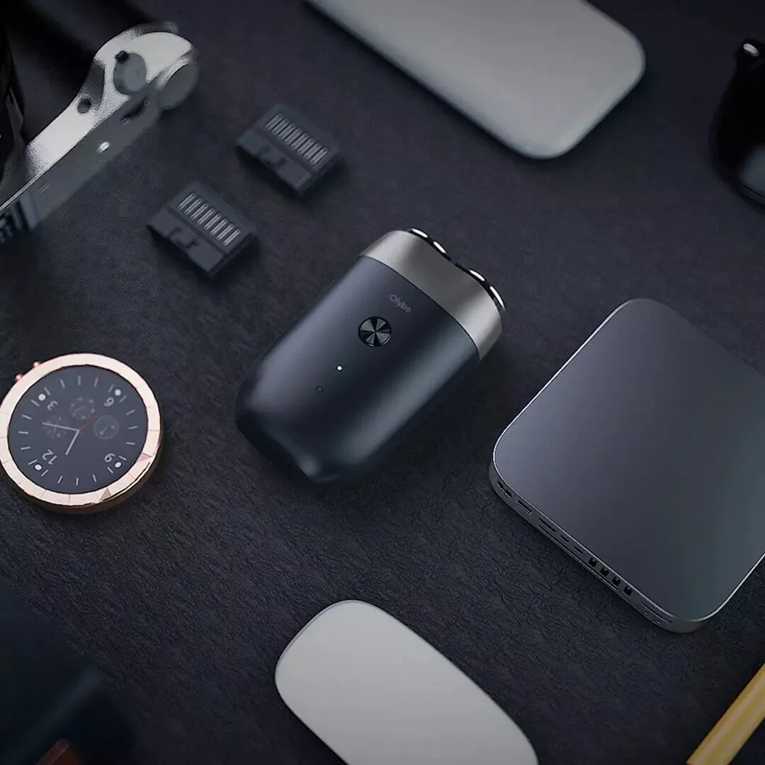 Xiaomi Olybo электробритва, бритва с двойным лезвием, бритва для бороды, машинная стирка, USB, перезаряжаемый, type-C, быстрая зарядка, триммер для бороды
