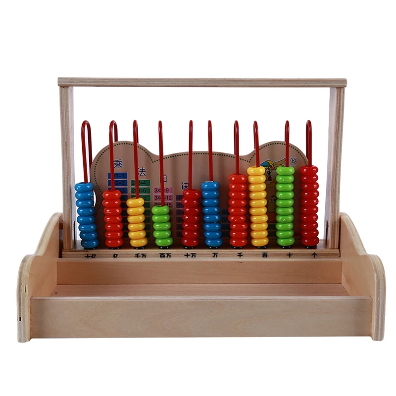 Деревянные Детские Обучающие блоки Abacus Игрушки Детская развивающая игрушка арифметическое Обучение игрушки для малышей в подарок