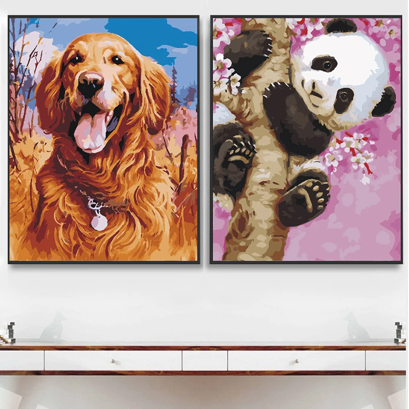 BUBM Personalised Paint By Numbers Photo,Custom DIY Oil Painting,By