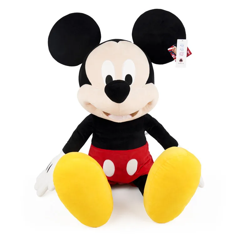 Детские плюшевые игрушки Disney Микки и Минни Маус подарок на день рождения