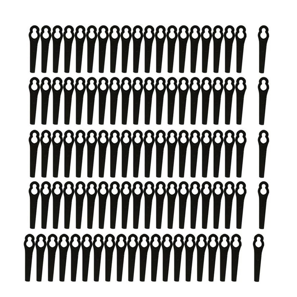 100PCS - 7mm Hole Горячая косилка пластиковый резак косилка Замена триммер для сада принадлежности для газона LSK99 - Цвет: 100PCS - 7mm Hole