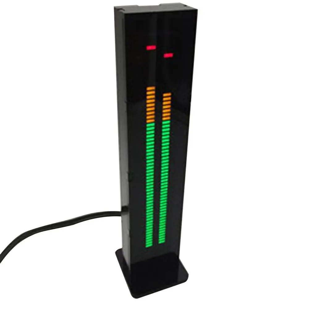 

AS60 LED Music Spectrum Indicator Dual Channel Professional 60 Level Volume Display Electronic DIY Light VU Meter