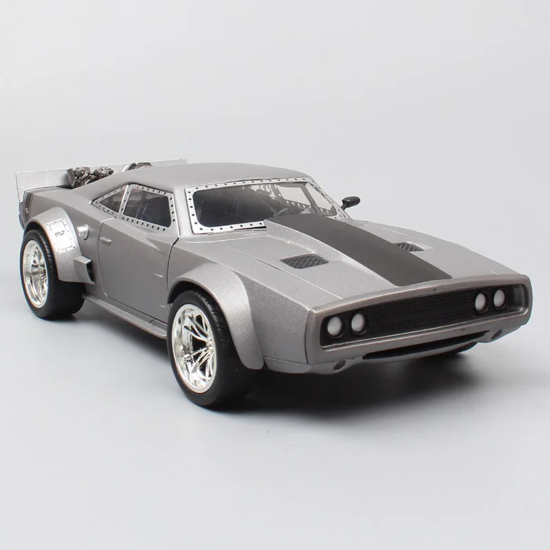 1/24 Jada classic dom's Dodge charger ice f8 фильм миниатюрные Diecasts& Toy транспортные средства металлические модели автомобилей весы игрушки для коллектора