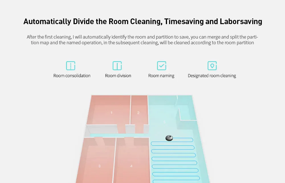 VIOMI V2 PRO LDS 2 in 1 Sweeping Mopping Dust Collector, Home floor Carpet Smart Robot Vacuum Cleaner,Quiet, Mijia APP Control 10