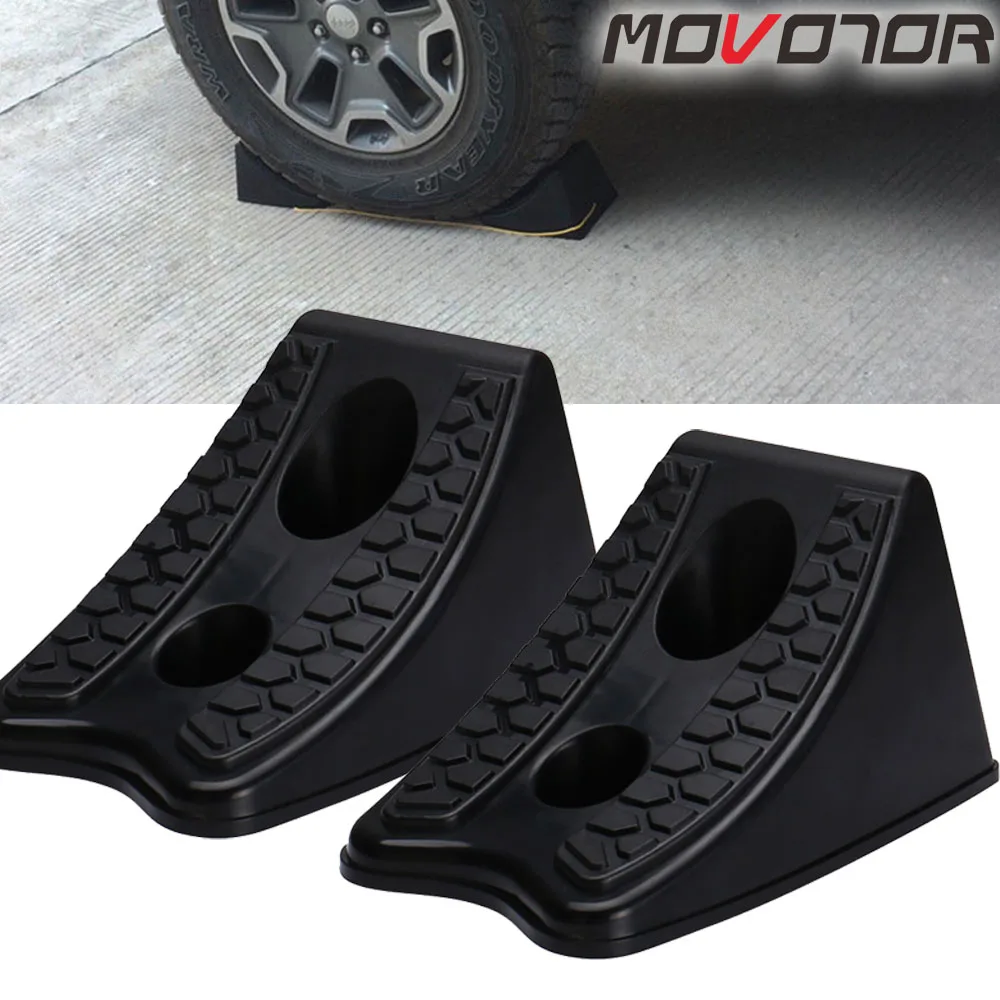2pack Heavy Duty Wheel Chocks For Caravan Car Tire Accessories For Offroad 4x4 Tire