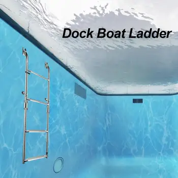 

The High-quality Stainless Steel Foldable Water Ladder Has A Total Length Of 87cm For Easy Storage And Corrosion Resistance