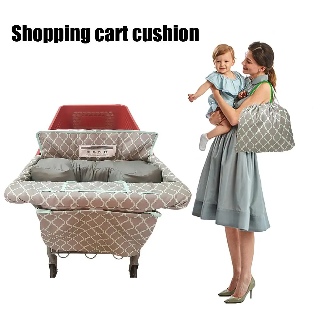 

Shopping Cart Cover High Chair Cover Baby Grocery Cart Cushion For Infants Toddler Shopping Cart Cover For Baby Care Supplies