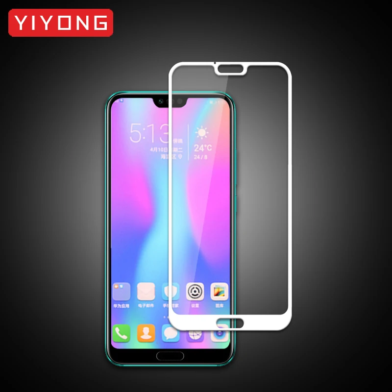 YIYONG 5D полное покрытие стекло для huawei Honor View 20 V10 V20 Закаленное стекло протектор экрана для Honor 10 9 8 Lite 7X 8X 9X Pro