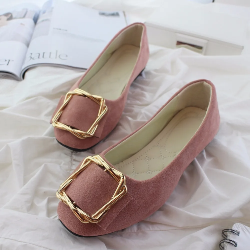 

2020 New Flock Women's Flats for New Summer Slip-On Round Toe Casual Flat Shoes Basic Ballet Shoes Woman Size Plus Women Loafers