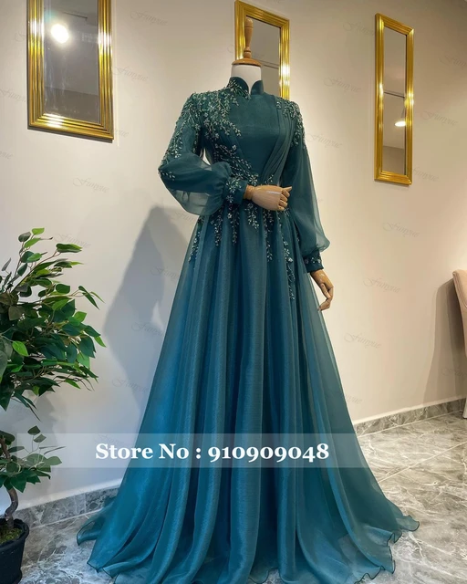 FABRIC BY GEORGETTE WITH NET LONG SLEEVE ROUND NECK LONG WEAR CASUAL FORMAL  WOMEN WEAR DRESS Gowns