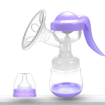 

Manual Breast Pump Powerful Baby Nipple Suction 150ml Feeding Milk Bottles Breasts Pumps Bottle Sucking