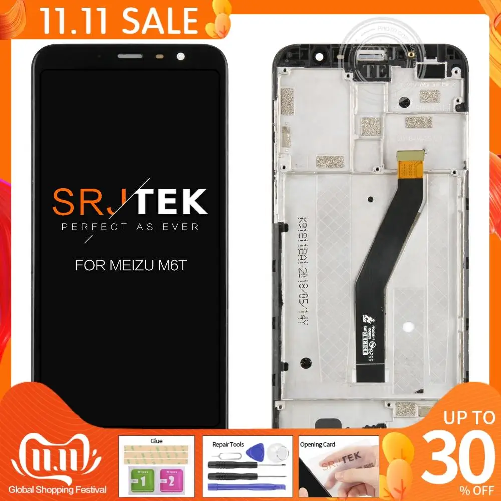 5 7 &quotОригинальный ЖК дисплей для MEIZU 6T M6T M811Q M811H с сенсорным экраном без рамки