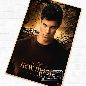 

New Moon Jacob in Twilight Movie Film Vintage Decorative DIY Wall Canvas Painting Stickers Home Posters Art Bar Decor Gift