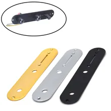 

Electric Guitar Control Plate With Screws For Fender Most Tele Telecaster Style Guitars Chrome Black Gold Instrument Accessories