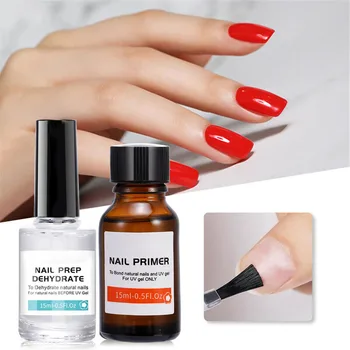 

UV Gel Nail Polish 15ml Nail Prep Dehydrator Nail- Set Nail Art Long Lasting Nail Art Manicure Transparent DIY Design Decoration
