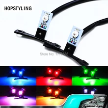 Multi-color RGB Demon Eye LED devil eyes with Wireless Remote For Car Motorcycle Headlights Projector Retrofit