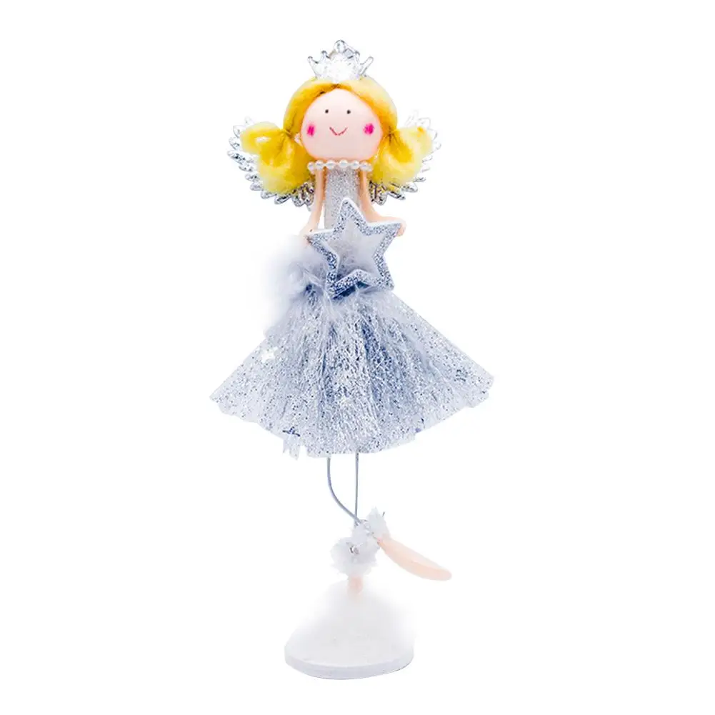 U Hot Christmas Tree Hanging Ornaments Cloth Santa Claus Snowman Xmas Tree Toy Doll Hang Decoration Christmas Decorations for Home - Цвет: U