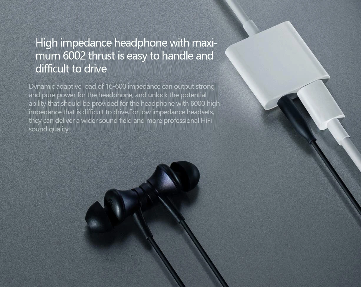 Xiaomi HIFI DAC Headphone Amplifier Audio Portable 600 3 5mm USB Type C Fast Charging Adapter Music Recording Studio Equipment