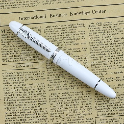 Делюкс Сталь Jinhao 159 голубой и серебристой отделкой Средний Перо гладкая перьевая ручка