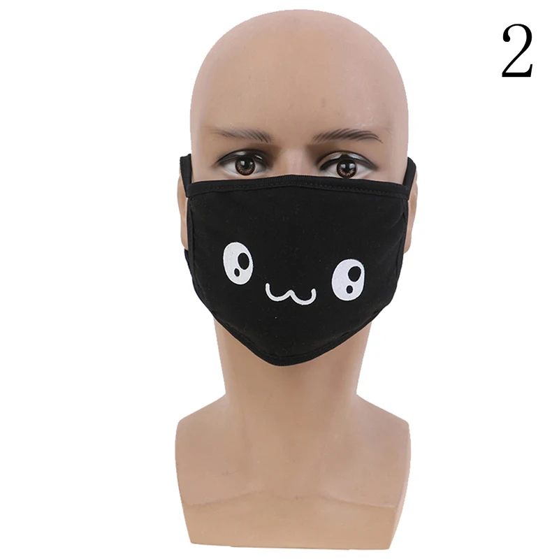 Унисекс, Kpop, противопылевая маска, хлопковая маска для губ, милый аниме, мультфильм, рот, муфельная маска для лица, смайлик, маски, 11 стилей