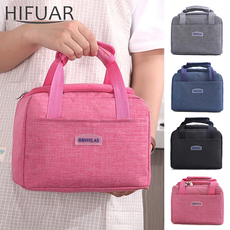 

Insulation Lunch Bags Cationic Portable Lunch Package Cold Fresh Storage Bag Multi-function Handbags