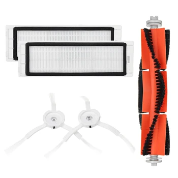 

5Pcs/Set Vacuum Cleaner Parts Washable Hepa Filter Side Brushes for Roborock Vacuum Cleaner Parts Accessory Kit