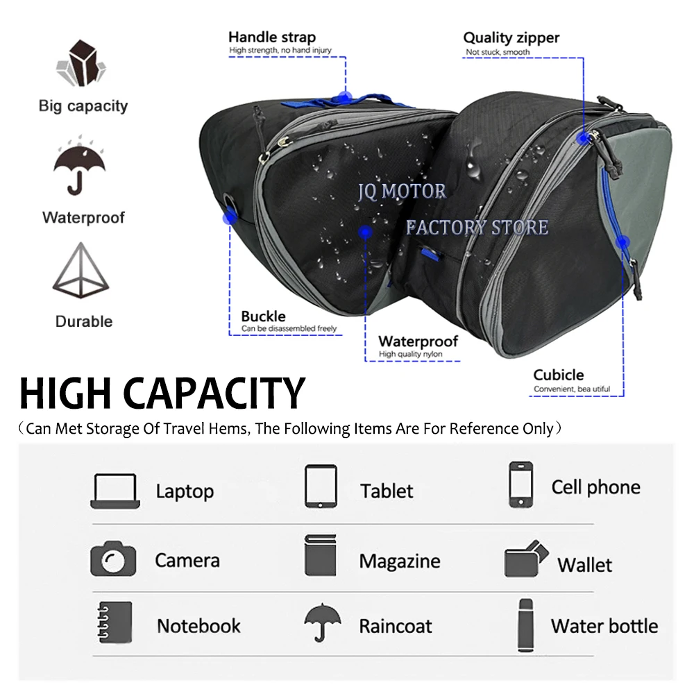 Inner Bag Storage Saddle Bags 