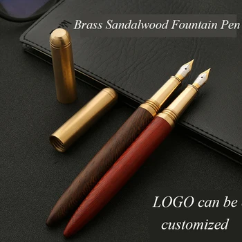 

High Quality Luxury wood fountain pen ink pen nib 0.7mm caneta tinteiro Office Stylo plume Penna stilografica 149