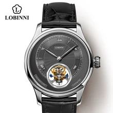 Montre Homme, роскошные брендовые автоматические часы, сапфир, настоящий турбийон, механические мужские часы, подарок, мужские наручные часы
