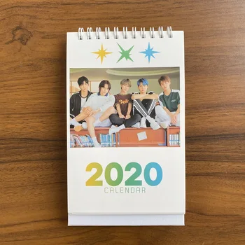 

1PCS/Set KPOP Table Calendar BLACKPINK TWICE GOT7 SEVENTEEN Album Photo Printing Calendar For Fans Collection OD142