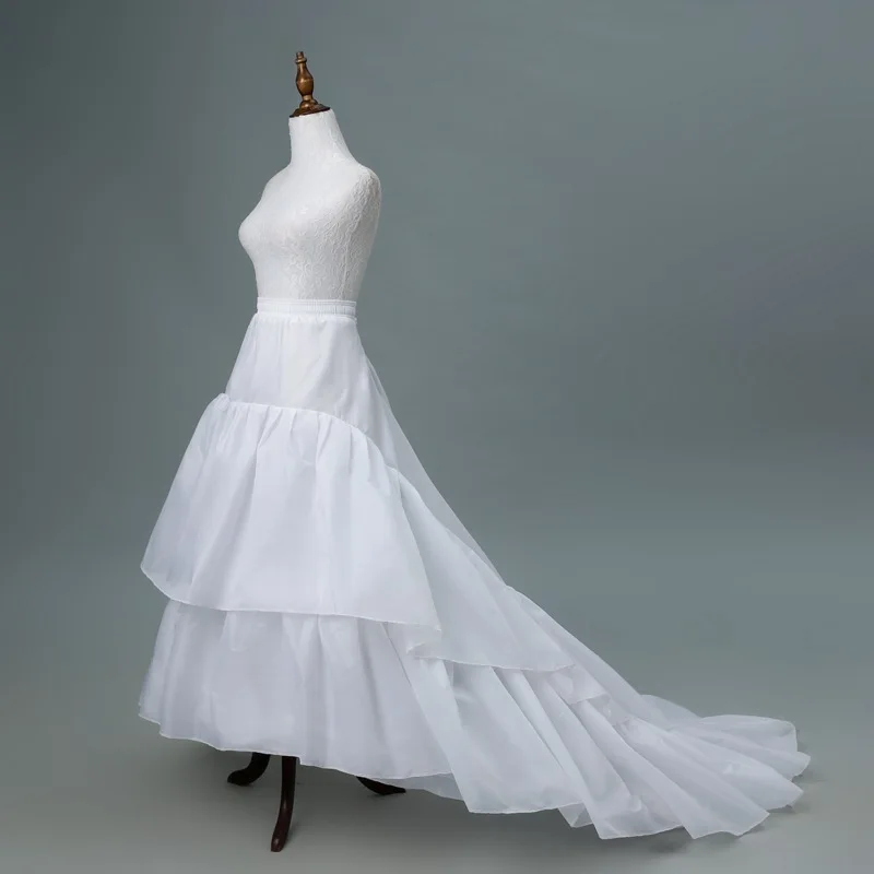 В, свадебные подъюбники, многослойные тюлевые кринолиновые Свадебные платья со шлейфом, один размер, свадебная Нижняя юбка