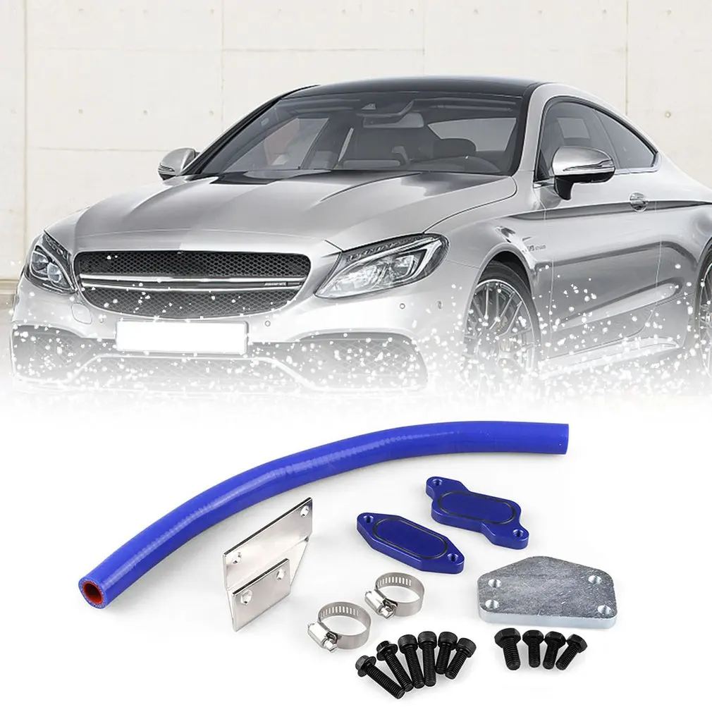 

Exhaust gas circulation pipe fitting kit combination 04.5-05 HD 6.6L diesel engine for Chevrolet
