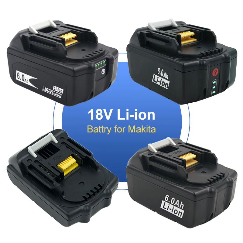 Сменный литий ионный аккумулятор для Makita 6A/5A/2A 18 в BL18560 BL1850 BL1840 BL1830 BL1820