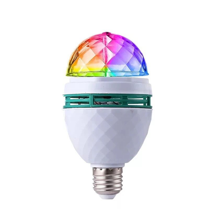 

3W 6W E27 RGB Led Lamp Bulb Magic Color Projector Auto Rotating Stage Light AC85-265V 220V 110V For Holiday Party Bar KTV Disco