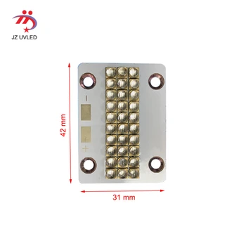 UV LED module for UV flatbed printer UV glue curing 3D printer photosensitive resin drying UV lamp 42*31mm 365nm 395nm 405nm jhf e3000 f3000 uv printer uv lamp ac 10598